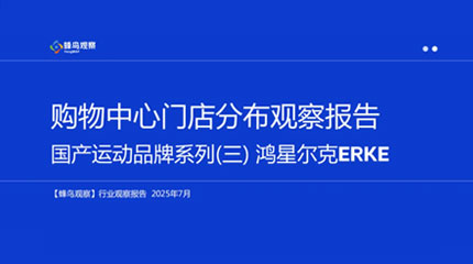 蜂鸟观察 · 品牌门店数据分析报告｜系列第3期